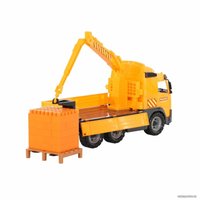 Автомобиль с краном Полесье Volvo автомобиль-кран с манипулятором + конструктор 30 эл. 8800