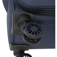 Чемодан-спиннер 4 ROADS Nylon 6157-S 55 см (темно-синий)
