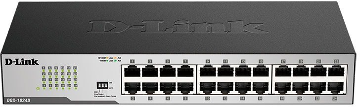 

Неуправляемый коммутатор D-Link DGS-1024D/I1A