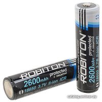Аккумулятор Robiton 18650 2600mAh с защитой [2.6/Li18650]