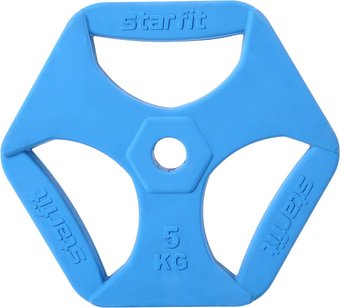 Диск Starfit BB-205 5 кг (синий)