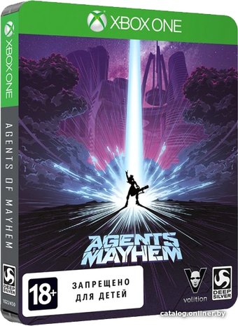 Игра Agents of Mayhem. Steelbook Edition для Xbox One