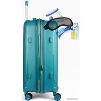 Чемодан-спиннер Mironpan 11197-2 75 см (бирюзовый)