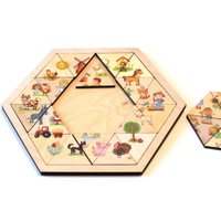 Развивающая игра Десятое королевство Ферма Занимательные треугольники 00776