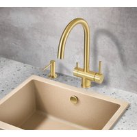 Смеситель Milacio Ultra 554 (золото)