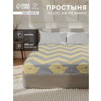 Простыня Этель Шеврон 10801843 (желтый)