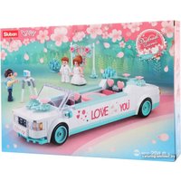 Конструктор Sluban Розовая мечта M38-B0767 Свадебный лимузин