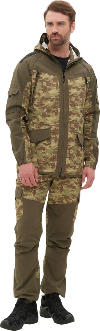 Костюм Huntsman Горка-Люкс Хаки/MV-23 Nylon Cotton Рип-Стоп (р.52-54/170-176)