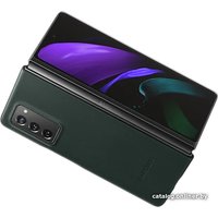 Чехол для телефона Samsung Leather Cover для Samsung Galaxy Z Fold2 (зеленый)