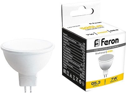 

Светодиодная лампочка Feron LB-3026 7 Вт 230V G5.3 2700K 41390