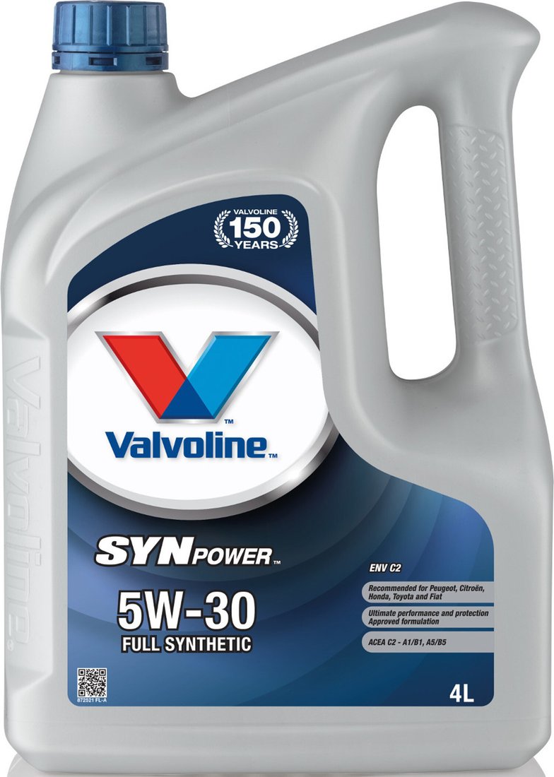 

Моторное масло Valvoline SynPower ENV C2 5W-30 4л