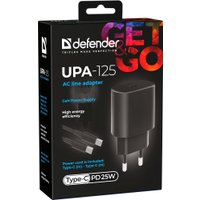 Сетевое зарядное Defender UPA-125 USB Type-C