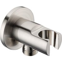 Держатель душевой лейки с подключением Grocenberg GB102 (никель)