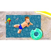 Полотенце Сирень Подводные животные 4999117 (синий)