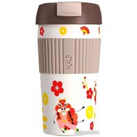 Термокружка Kiss Kiss Fish Rainbow Cartoon 490мл (коричневый)