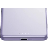 Внешний аккумулятор Xiaomi Super Slim Magnetic Power Bank 5000mAh WPB0507S (сиреневый, международная версия)