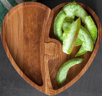 Менажница S.Wood Сердце