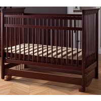 Классическая детская кроватка Bambini 16.20.16.05 (мультимаятник, коричневый)