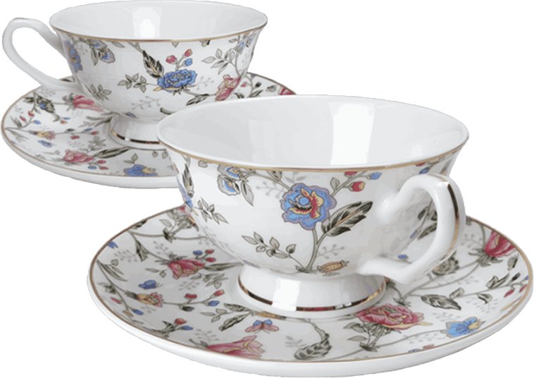 

Чашка с блюдцем Mandarin Decor Скарлетт DS14F18118-220-2W