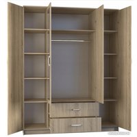 Шкаф распашной Anrex Romano 4D2SZ (дуб сонома)