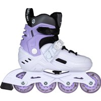Роликовые коньки Powerslide Khaan Junior NXT 940701 (р. 31-34, белый/сиреневый)