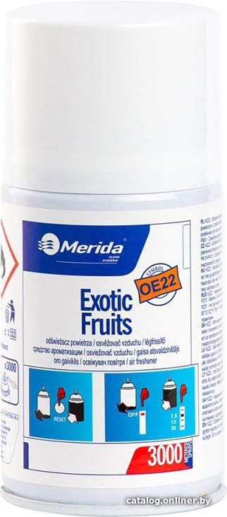 Сменный блок для освежителя воздуха Merida Exotic Fruits OE22