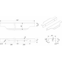 Ручка мебельная Boyard Tera 2.0 RT811SC.1/512/600