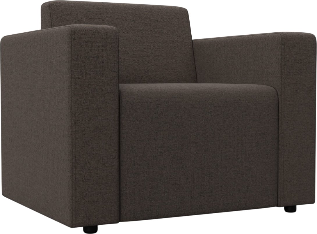 

Интерьерное кресло Лига диванов Лига-093 132461 ( рогожка Амур 05 коричневый)