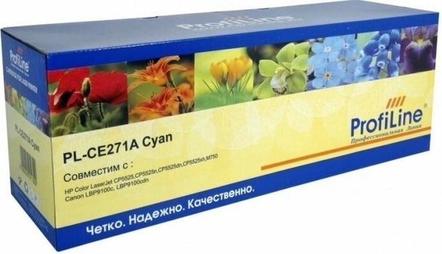 

Картридж ProfiLine PL-CE271A-C (аналог HP 650A (CE273A))