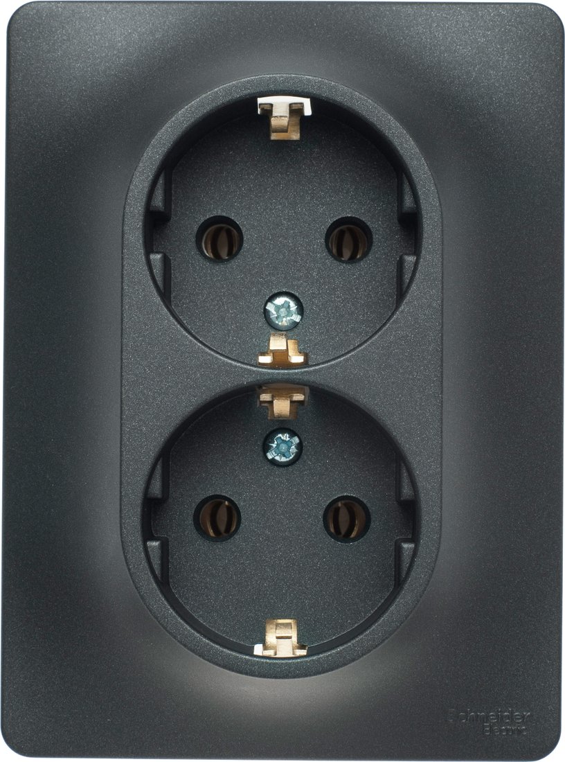 

Розетка Schneider Electric Glossa GSL000724 (антрацит)