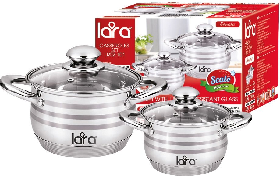 

Набор кастрюль Lara LR02-101