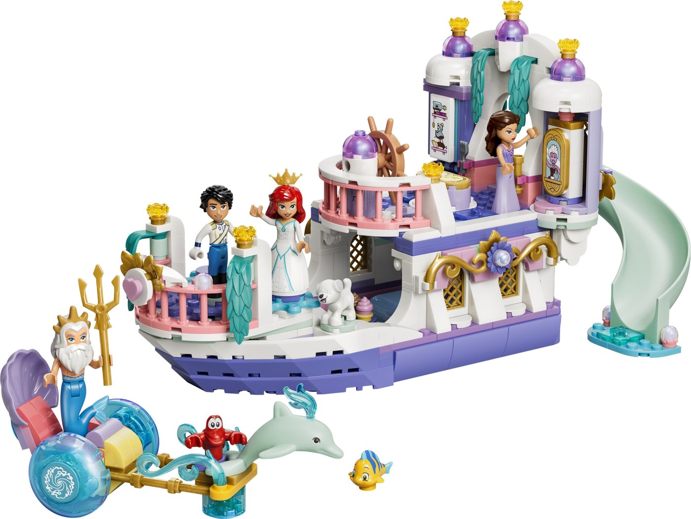Конструктор LEGO Disney Princess 43299 Королевская свадебная лодка Ариэль