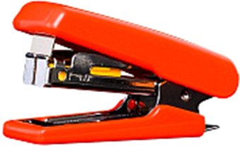 Мини степлер Kangaro HS-Mini 10 №10 15 л (красный)