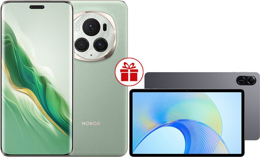 

Смартфон HONOR Magic6 Pro 12GB/512GB международная версия + HONOR Pad X9 за 10 копеек (шалфейный зеленый)