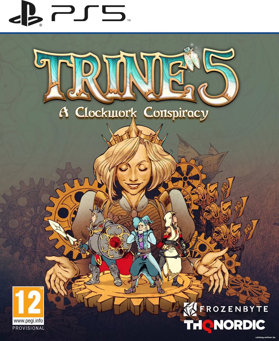 Trine 5: A Clockwork Conspiracy (без русской озвучки, русские субтитры) для PlayStation 5