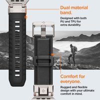 Ремешок Spigen DuraPro Armor PU для Apple Watch Ultra 49/46/45/44/42 мм AMP07591 (черный)
