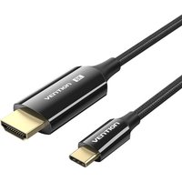 Кабель Vention CRCBF USB Type-C - HDMI (1 м, черный)