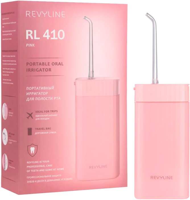 

Ирригатор Revyline RL 410 (розовый)