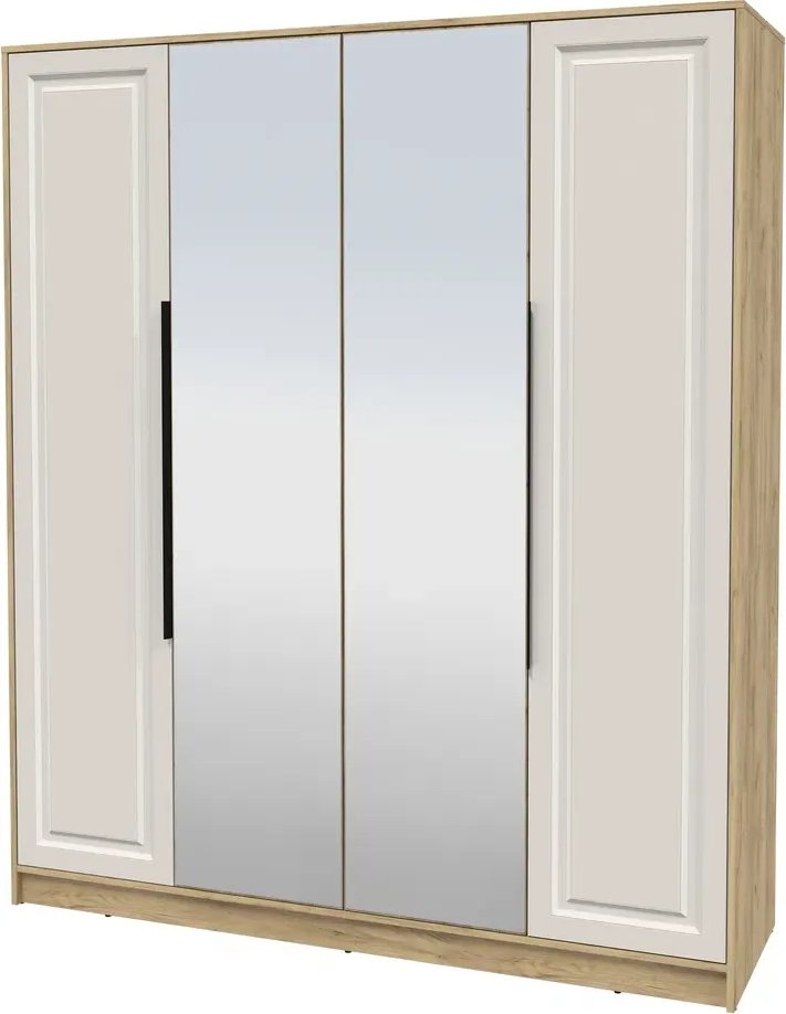 

Шкаф распашной Интерлиния Концепт КТ-Ш4з Деко (дуб золотой/кашемир)