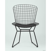 Стул Stool Group Bertoia с черной подушкой (черный)