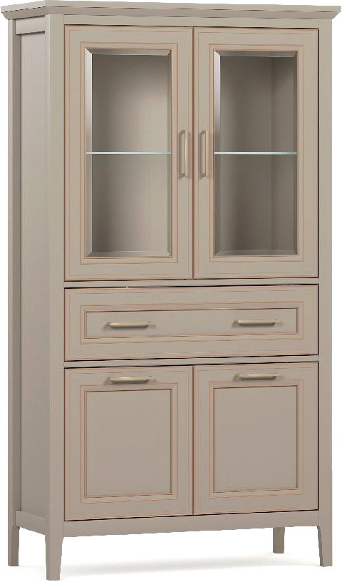 

Шкаф-витрина Black Red White Classic REG2W2D1S/170 (глиняный серый)