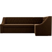 Угловой диван Лига диванов Мерлин 100452 (коричневый)