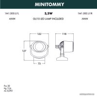 Уличный прожектор Fumagalli Minitommy 1M1.000.000.LXU1L