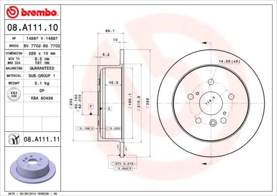 

Brembo 08A11111