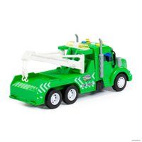 Автомобиль с краном Полесье Профи 86594 (зелёный)