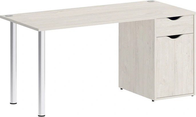 

Стол Riva Home Office VR.SP-3-158.1 Silver (дуб наварра)