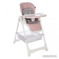 Высокий стульчик Martin Noir Tody Lux (coral pink) 0+