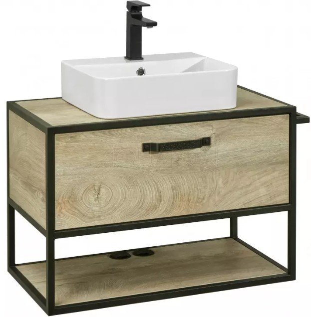 

Акватон Тумба с умывальником Лофт Фабрик 80 1A2424K2LTDU0