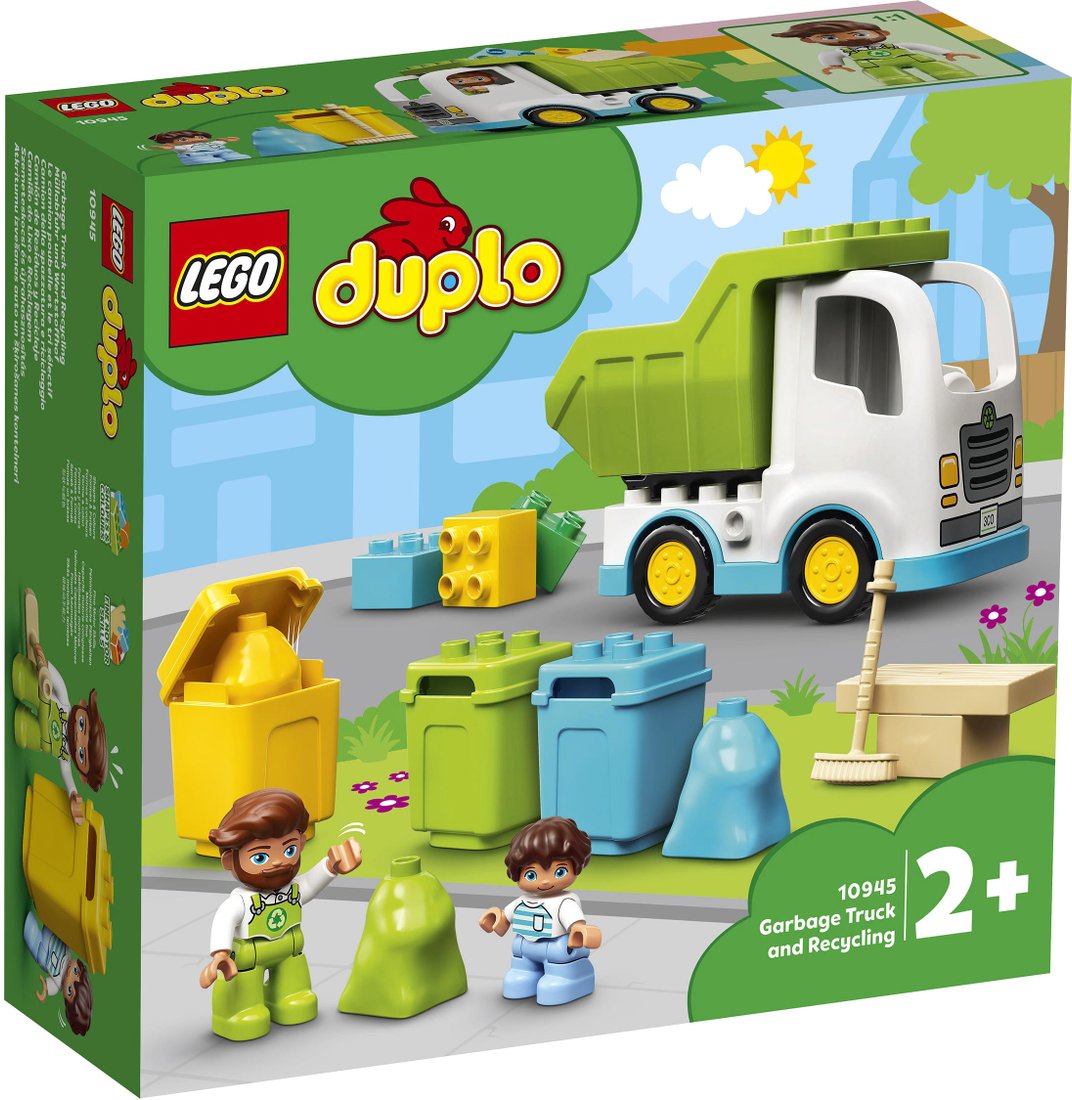 

Конструктор LEGO Duplo 10945 Мусоровоз и контейнеры для раздельного сбора мусор