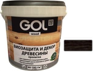 Пропитка GOL Wood Aqua Защитно-декоративная 2.5 кг (палисандр)